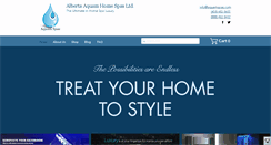 Desktop Screenshot of albertahomespas.com